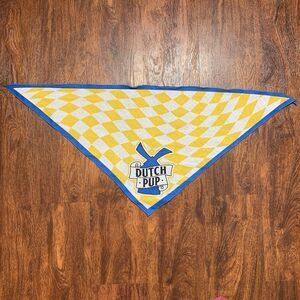 Dutch Bros Dog Bandana Limited Edition “Dutch Pup” National Dog Day 2025 Yellow